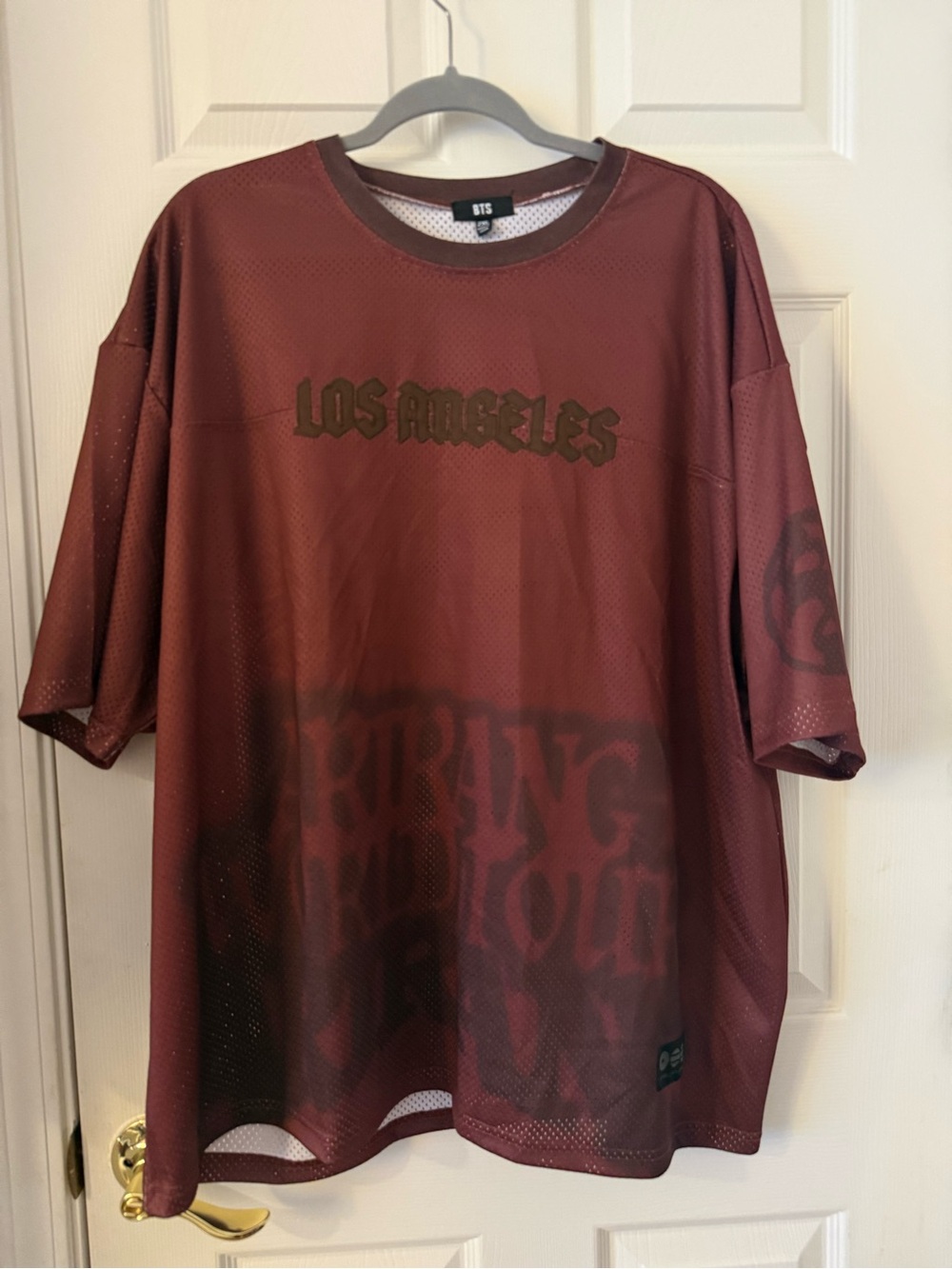 BTS Arirang Los Angeles/LA City Jersey Tour Merch XXL
